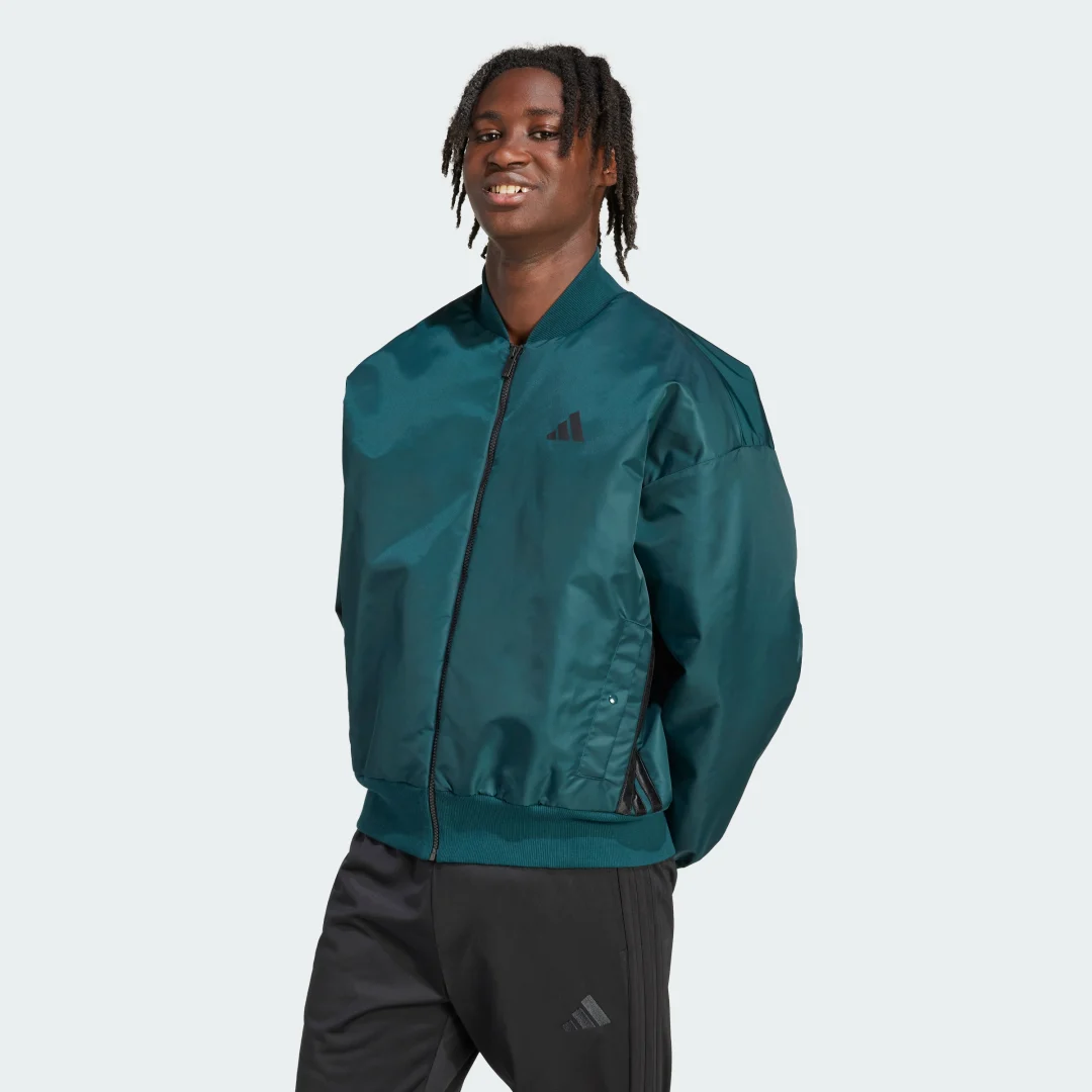 Imagen de Adidas Chaqueta bómber Stadium Verde en OfertitasTOP