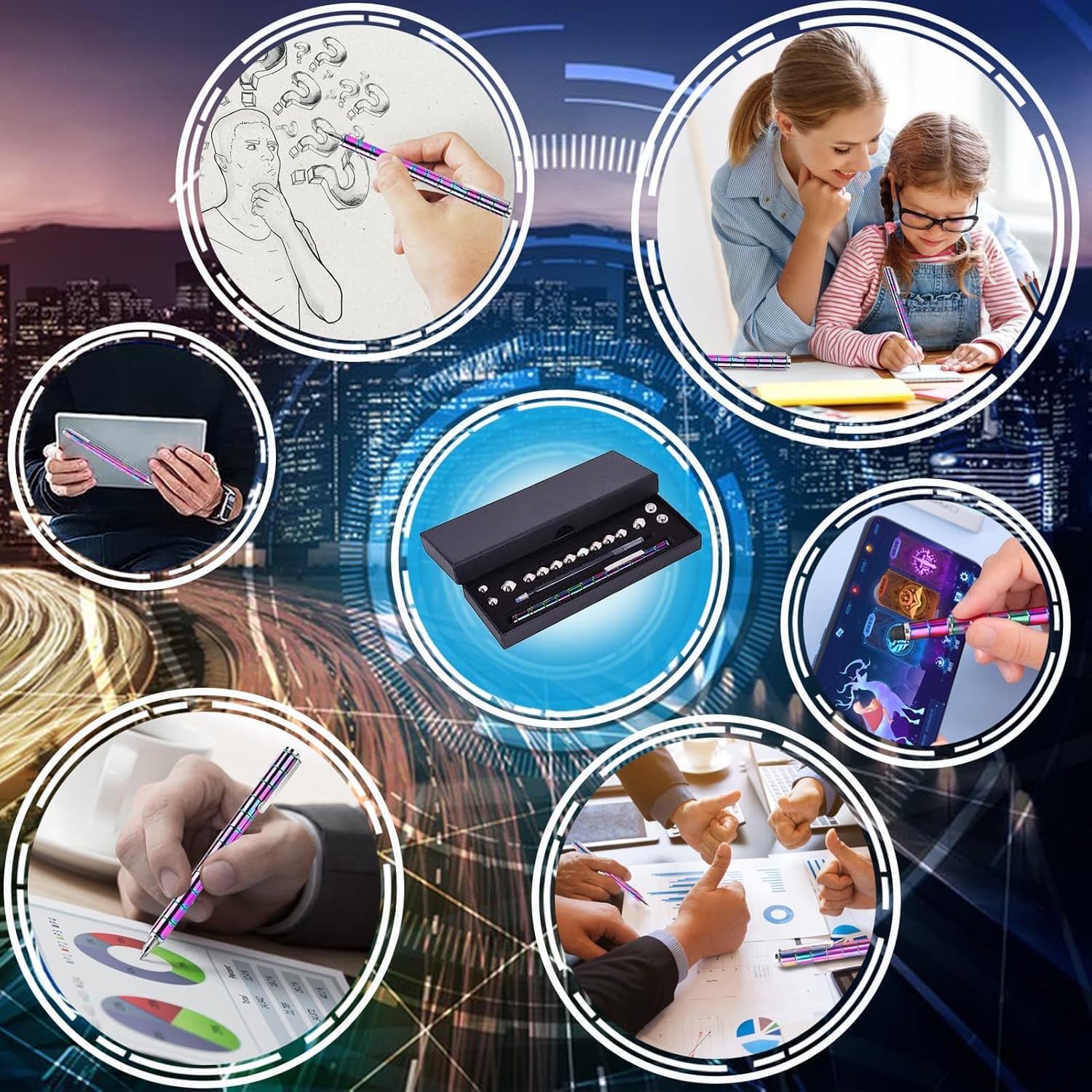 Thumbnail 4 de Fidget Pen magnetic toy for teenagers 🖊️