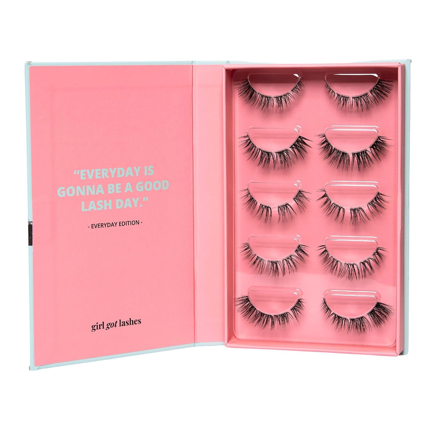 Thumbnail 6 de GirlGotLashes Große Boxen R.I.P. Mascara – Handgemachte Wimpernextensions für Zuhause (5 Paare, 5–7 Tage Halt, Vegan)