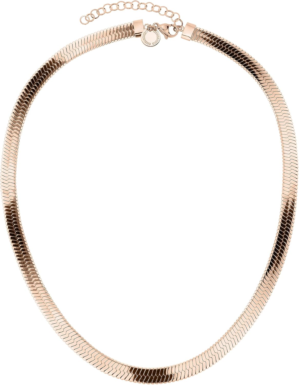 Thumbnail 1 de LIEBESKIND BERLIN Damen Sleekchain Halskette aus Edelstahl – Schlangenkette mit verstellbarer Länge