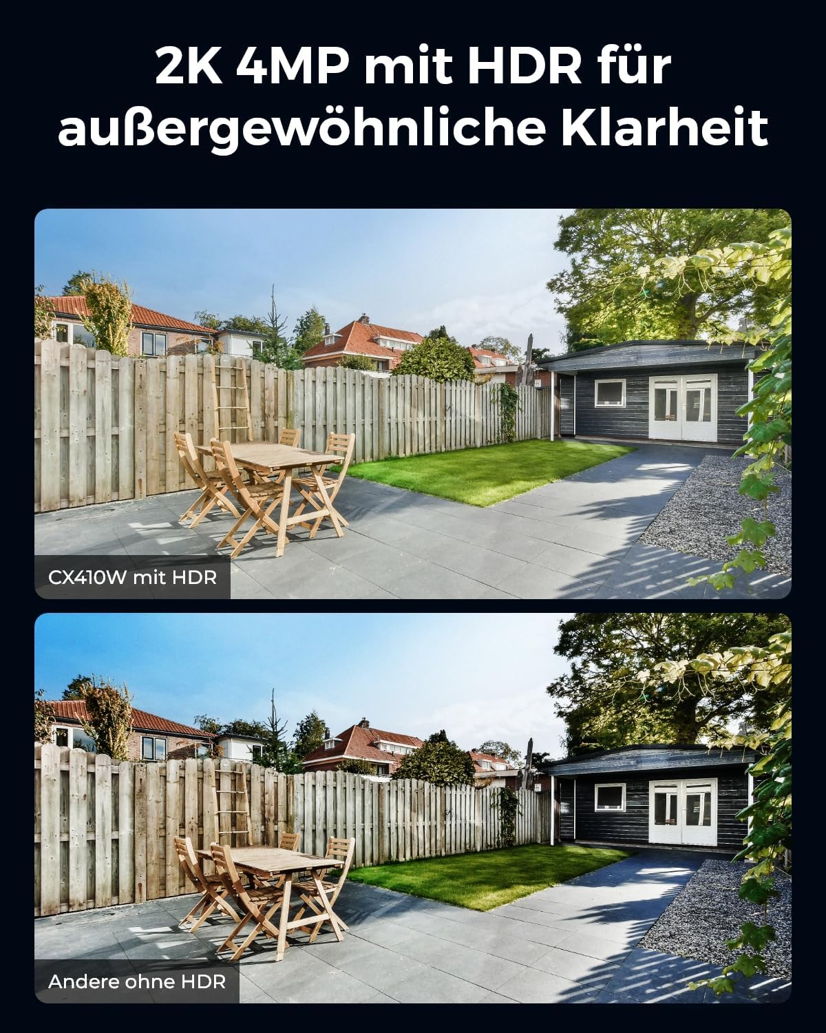 Detalle 2 de Reolink CX410W 2K 4MP WLAN Außenkamera