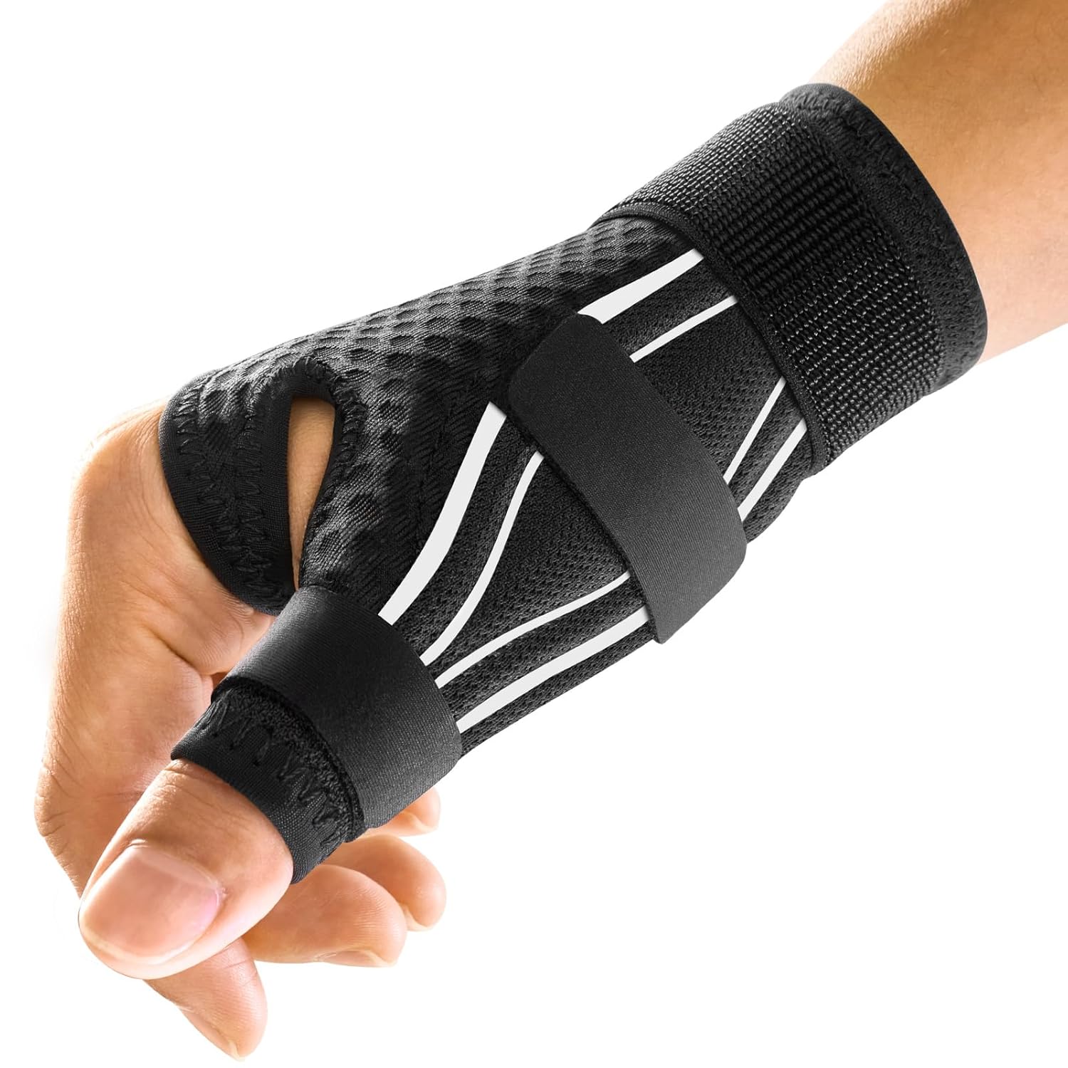 Thumbnail 6 de FREETOO Ergonomical Thumb Brace (Thumb Spica Splint) for Arthritis Pain—Right or Left Hand, S/M Pink
