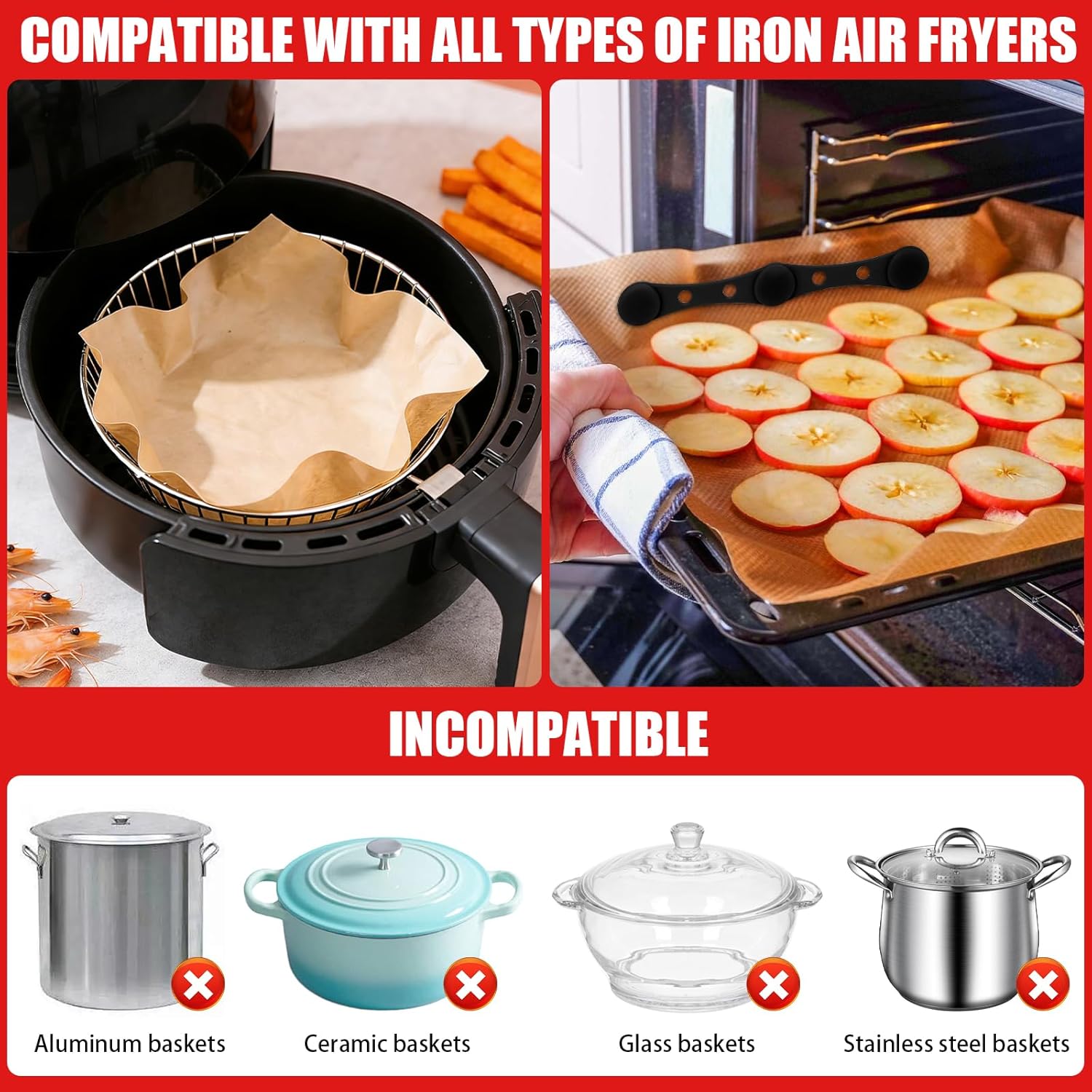 Thumbnail 4 de TAIANJI 8 Pcs Air Fryer Silicone Magnet Clips