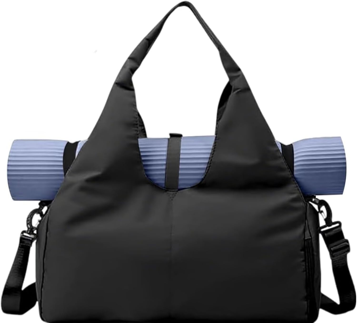 Detalle de ROSSRORE Yoga Gym Bag for Women with Separate Shoes Compartment and Wet/Dry Pockets
