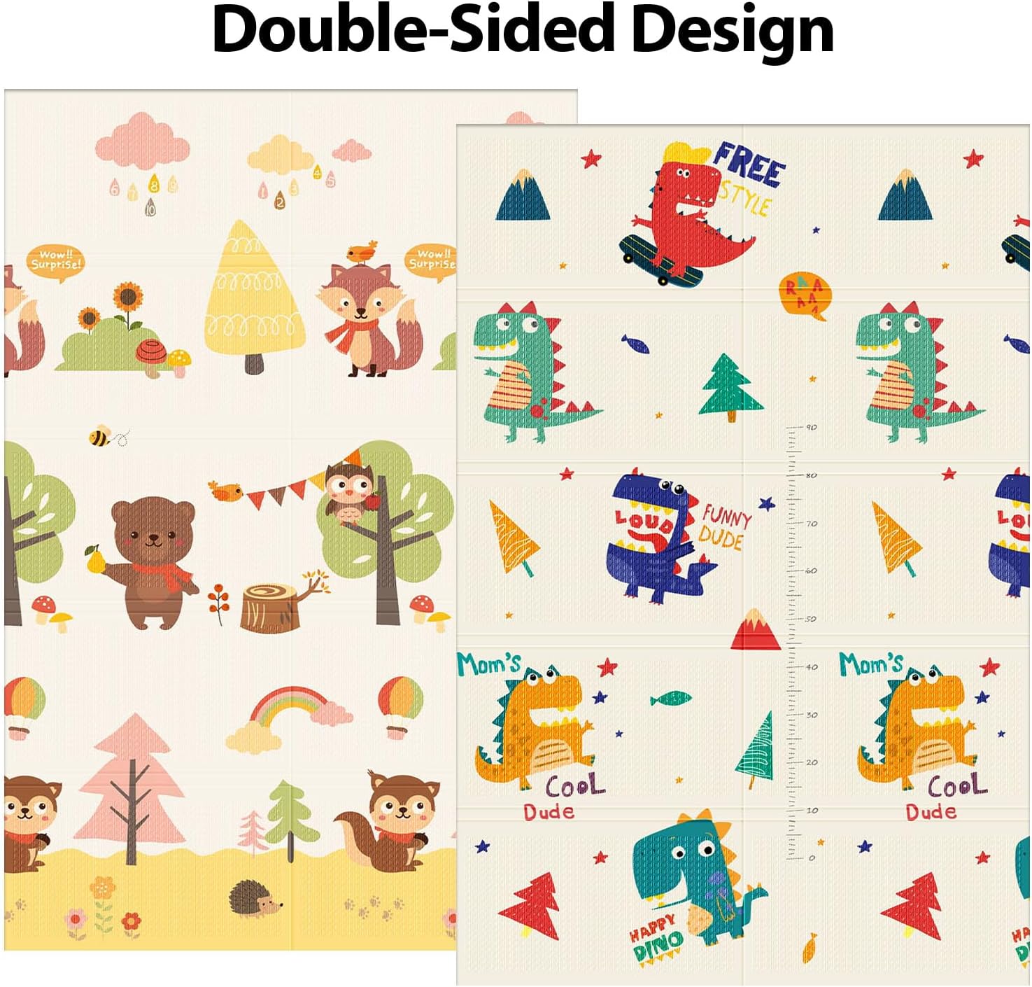 Detalle 1 de XVISHX PPD-1 Baby Foam Play Mat, 0.4-Inch, Waterproof and Reversible