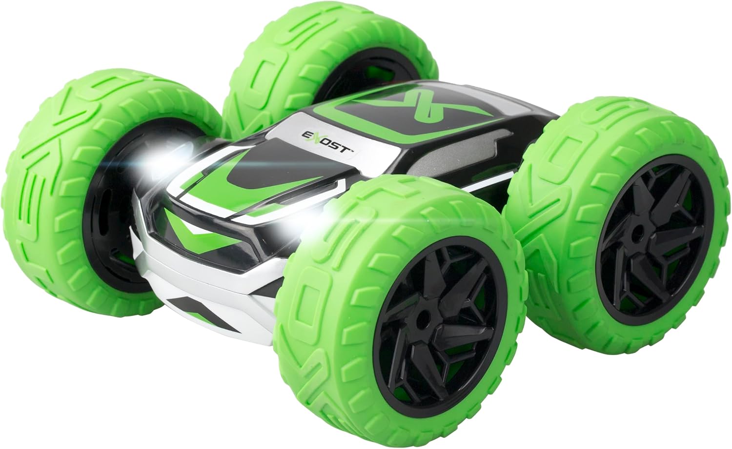 Detalle 2 de Silverlit Exost 360 Cross Green 54759 – samochód RC 360°, LED, 12 km/h