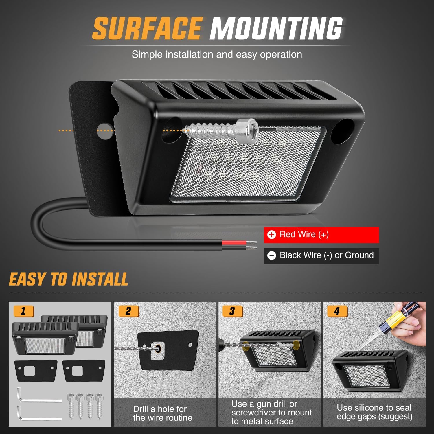 Detalle 2 de Nilight 5 Inch RV Porch Light 15W đ