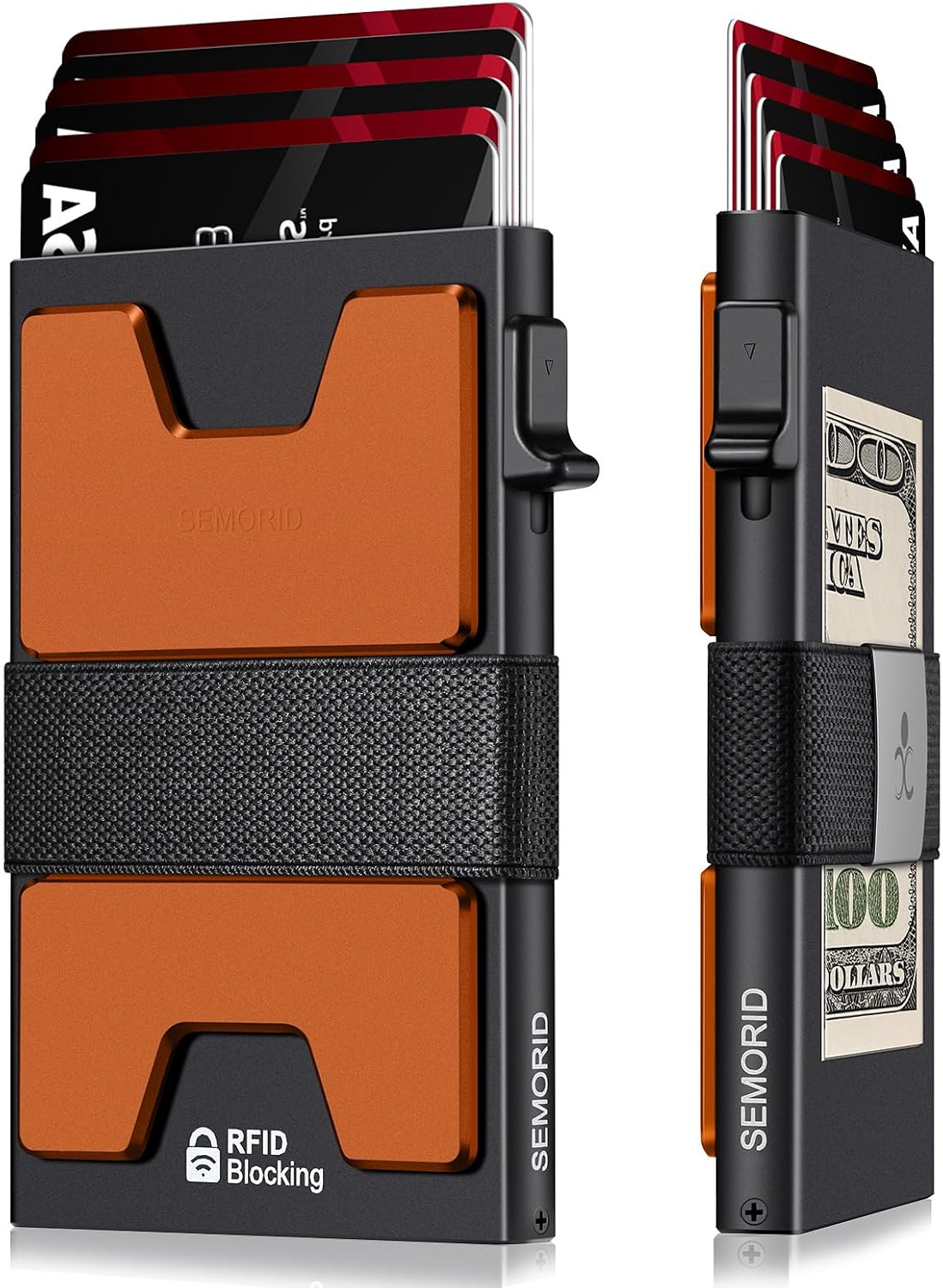 Thumbnail 6 de SEMORID Mens Wallet, Slim RFID £ Pop up