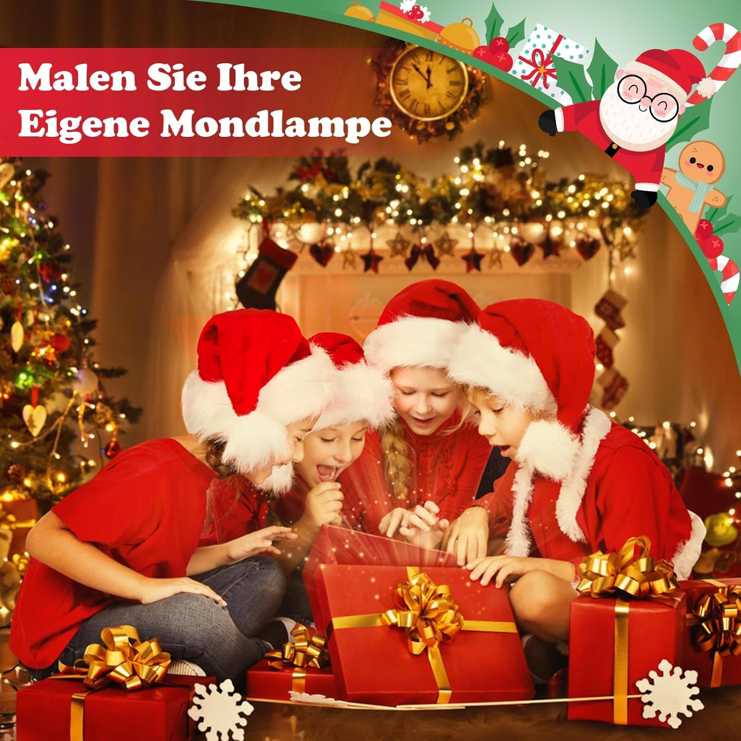 Thumbnail 5 de Mondlampe Malset Bastelset 15 cm