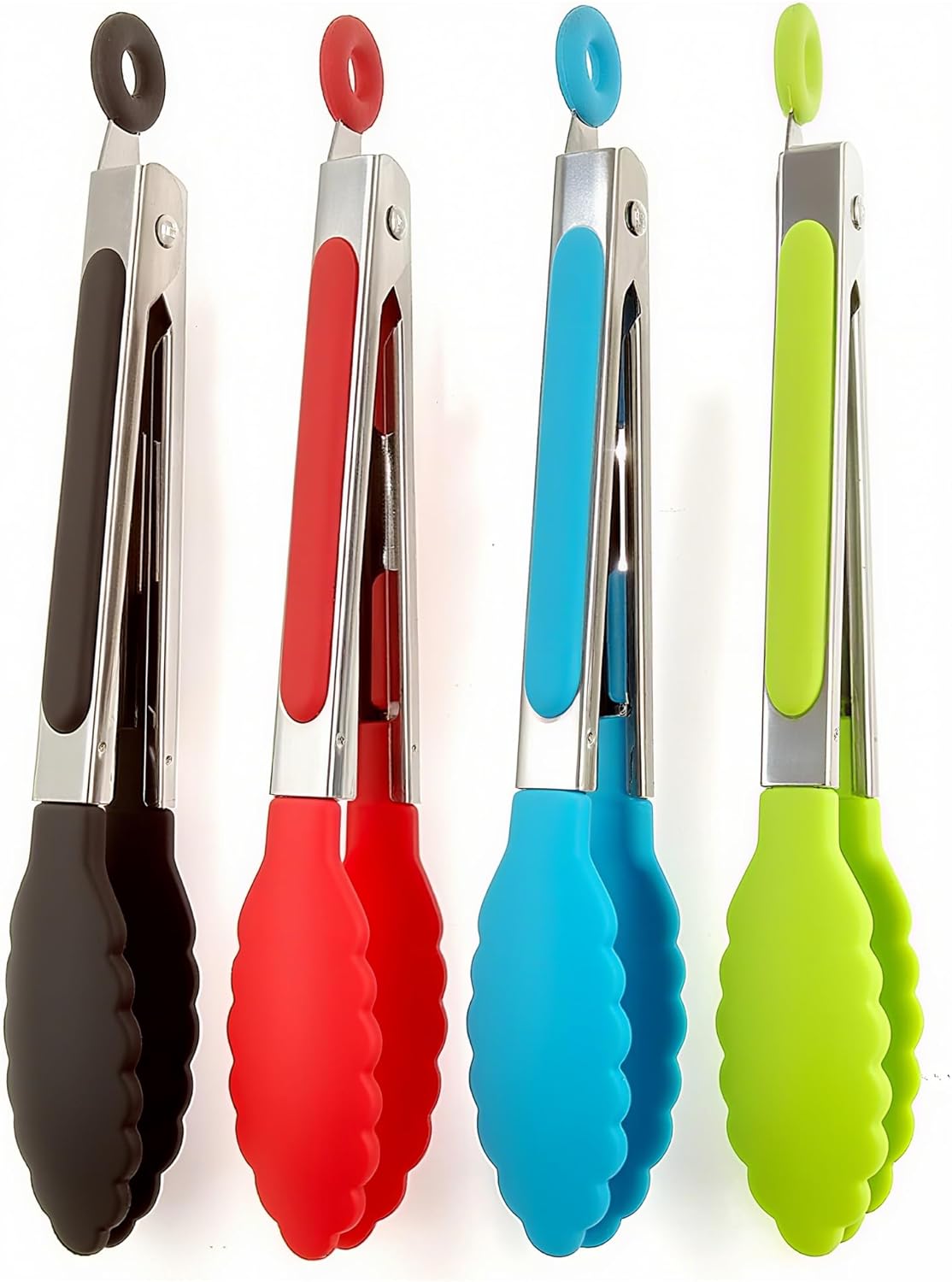 Thumbnail 4 de ZHIYE 9” Kitchen Tongs 4-Pack