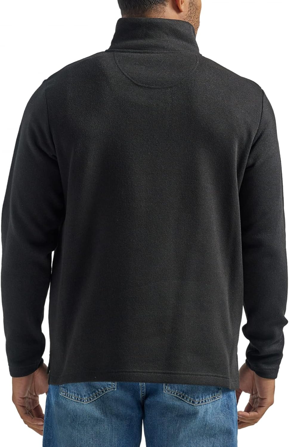 Detalle 2 de Wrangler Authentics Men's Long Sleeve Fleece Quarter-zip