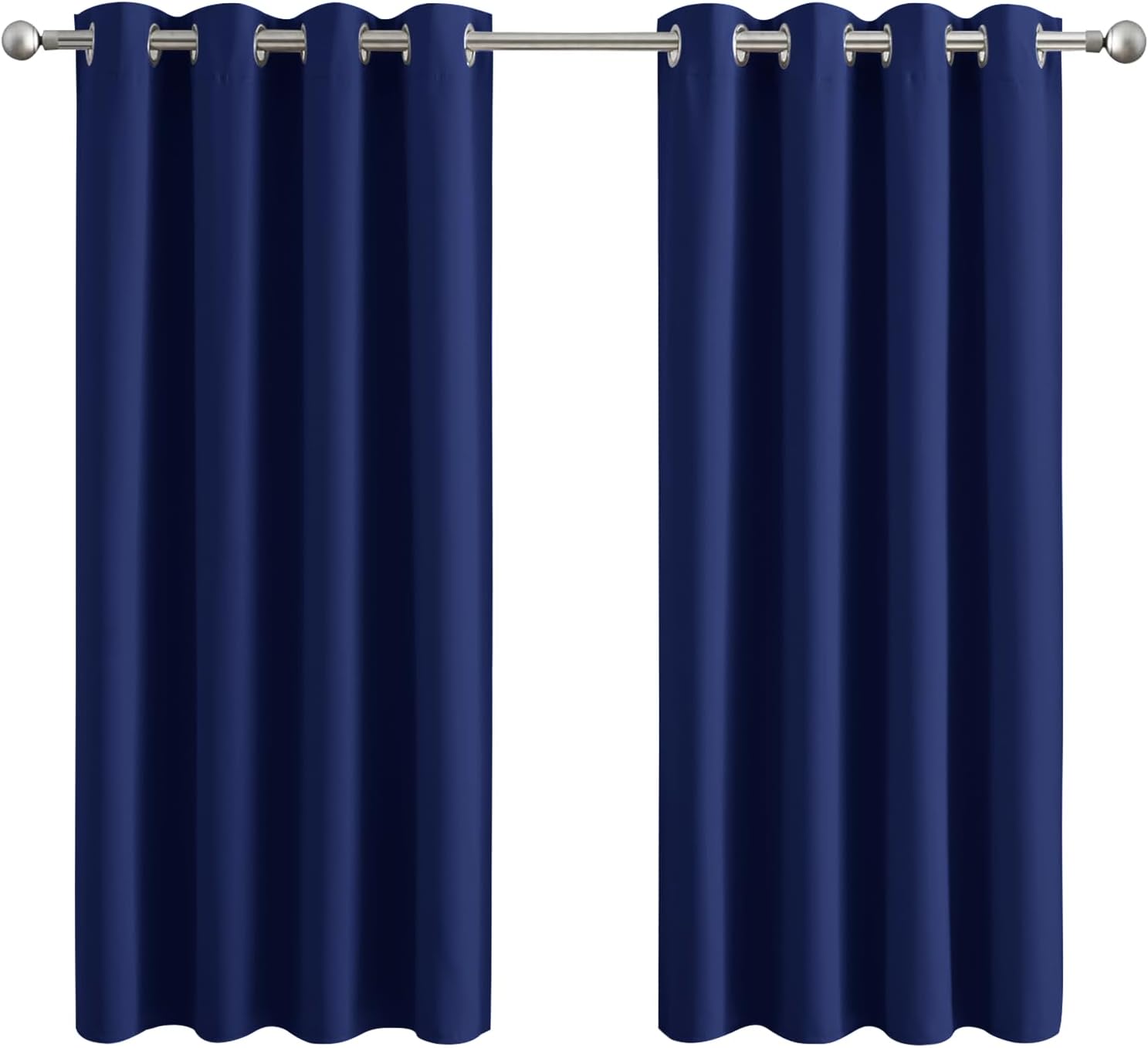 Detalle de Aspire Homeware Blackout Curtains Navy 66x54in