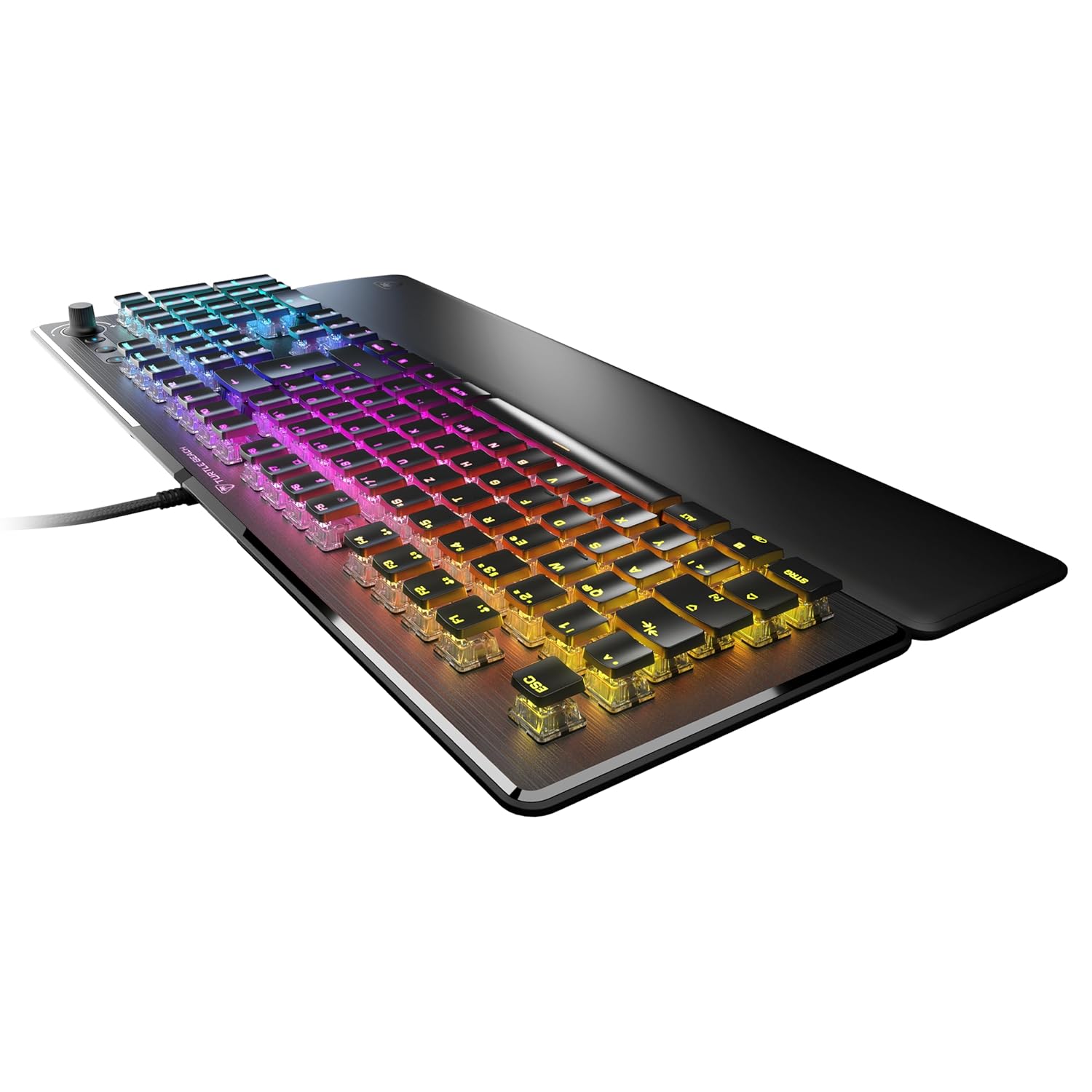 Thumbnail 6 de Turtle Beach Vulcan II mechanische Gaming-Tastatur (Titan II Braun) mit beleuchteten Tasten, DE-Layout