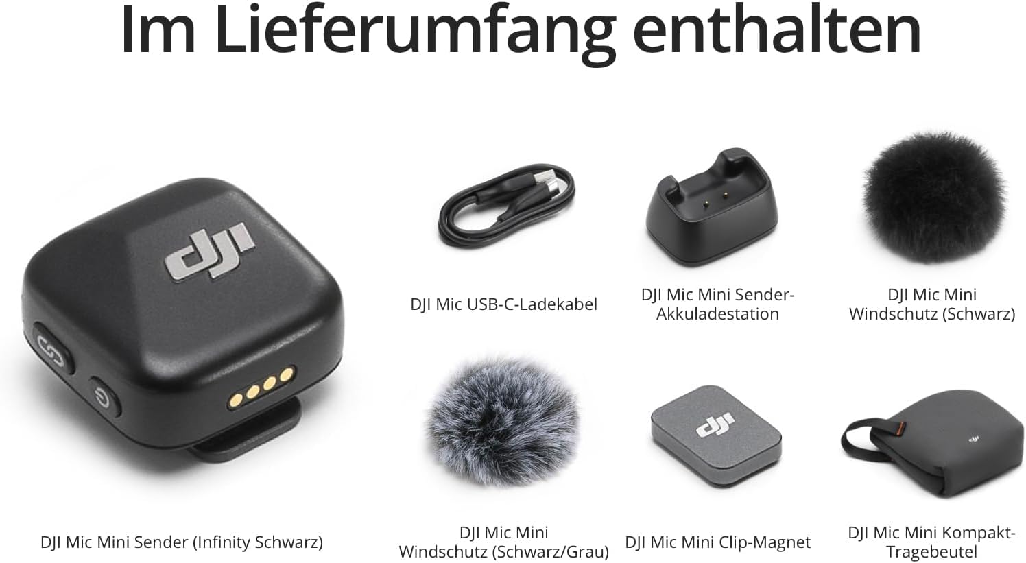 Thumbnail 6 de DJI Mic Mini Sender Wireless-Mikrofon