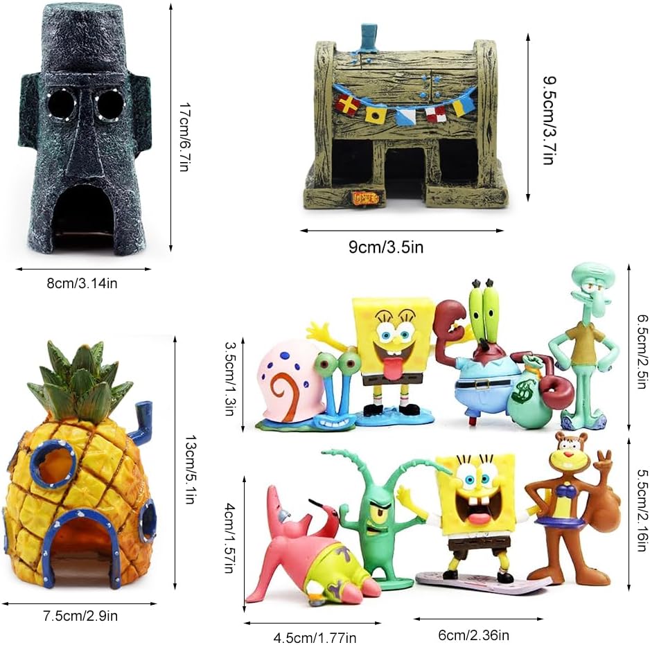 Thumbnail 1 de 11er Pack Aquarium Decoration