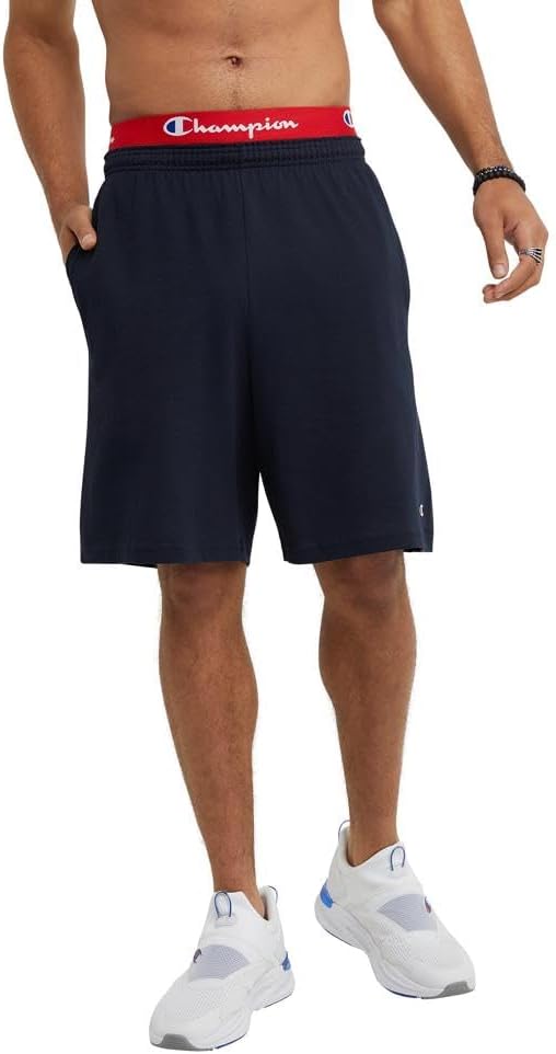 Detalle de Champion Short en Jersey avec Poches – Short de détente pour homme, 23 cm d’entrejambe