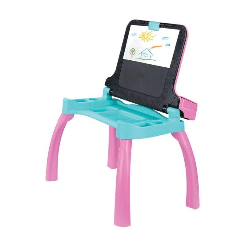 Detalle 2 de MagiBureau 6 en 1 Rosa de VTech: centro de actividades musical para niños de 3 a 7 años