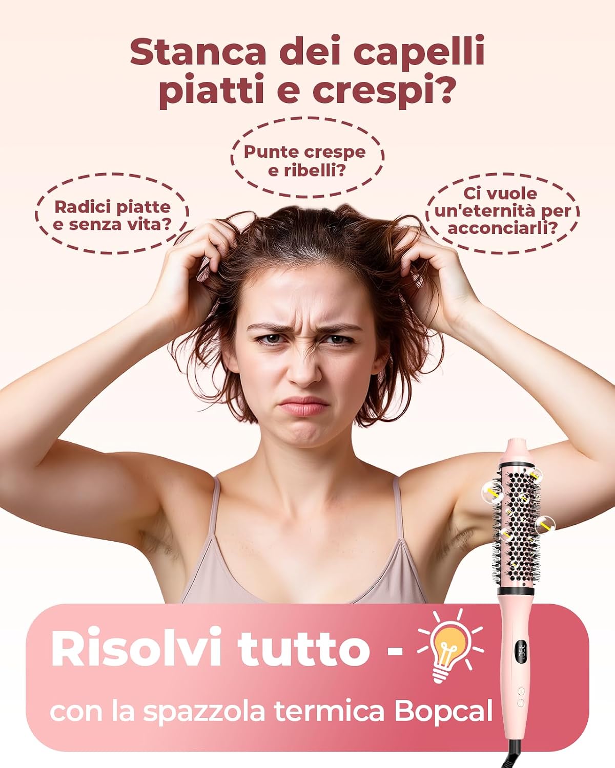 Detalle de Bopcal Spazzola Termica 3 in 1: recensione e guida all'acquisto