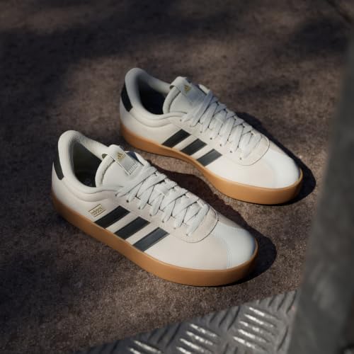 Thumbnail 8 de Adidas Mujer VL Court 3.0 Shoes 37 1/3 EU — Off White/Grey Six/Gold Metallic