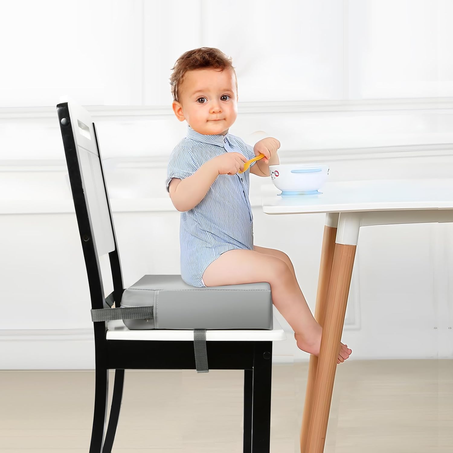 Detalle de PandaEar Toddler Booster Seat for Dining Table (portable highchair booster cushion)