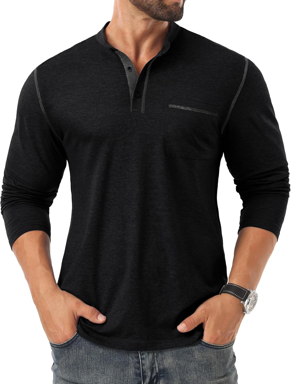 Detalle 2 de Sailwind Henley Long Sleeve Shirt