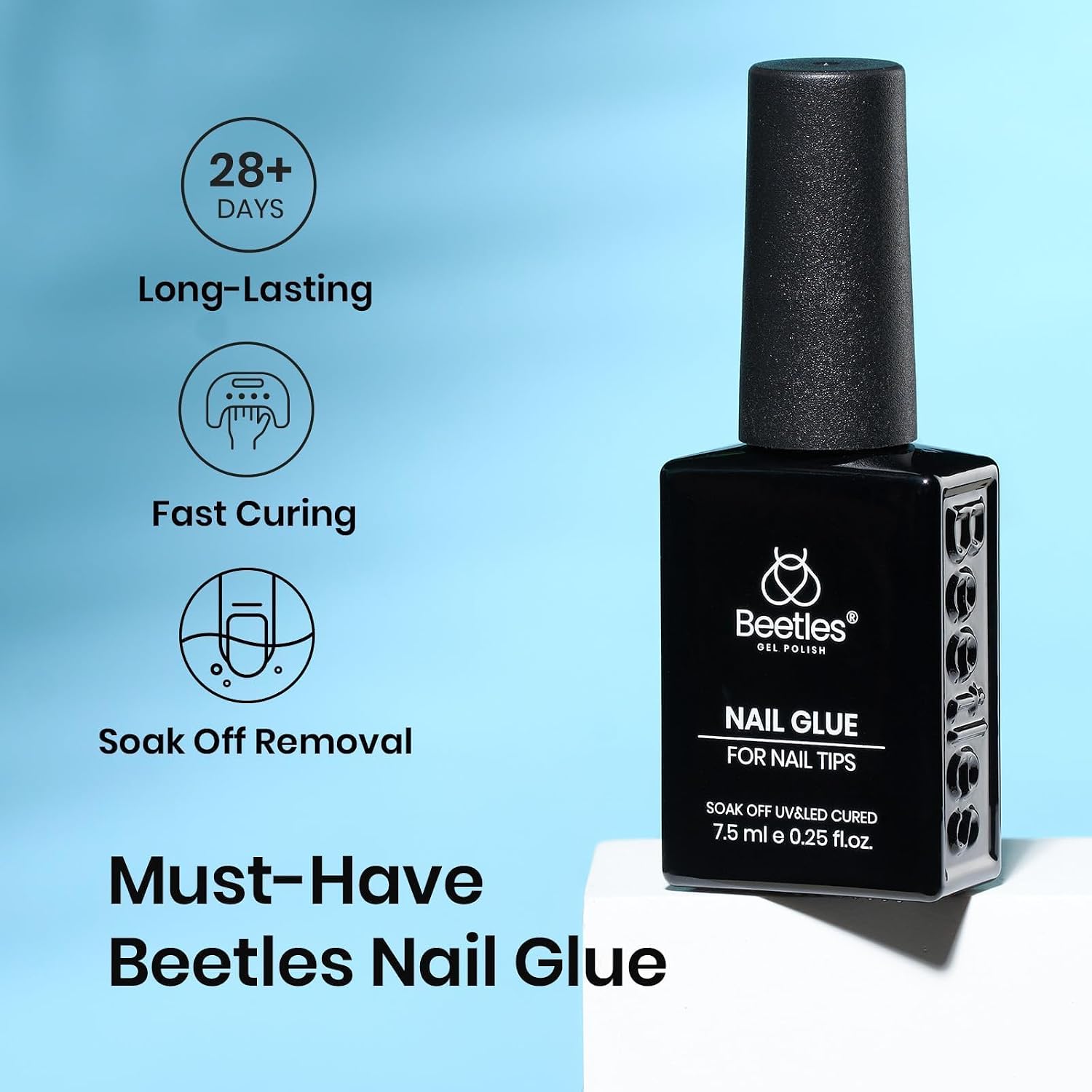 Detalle 2 de beetles Gel Polish 7.5ML Nail Glue Gel ๐