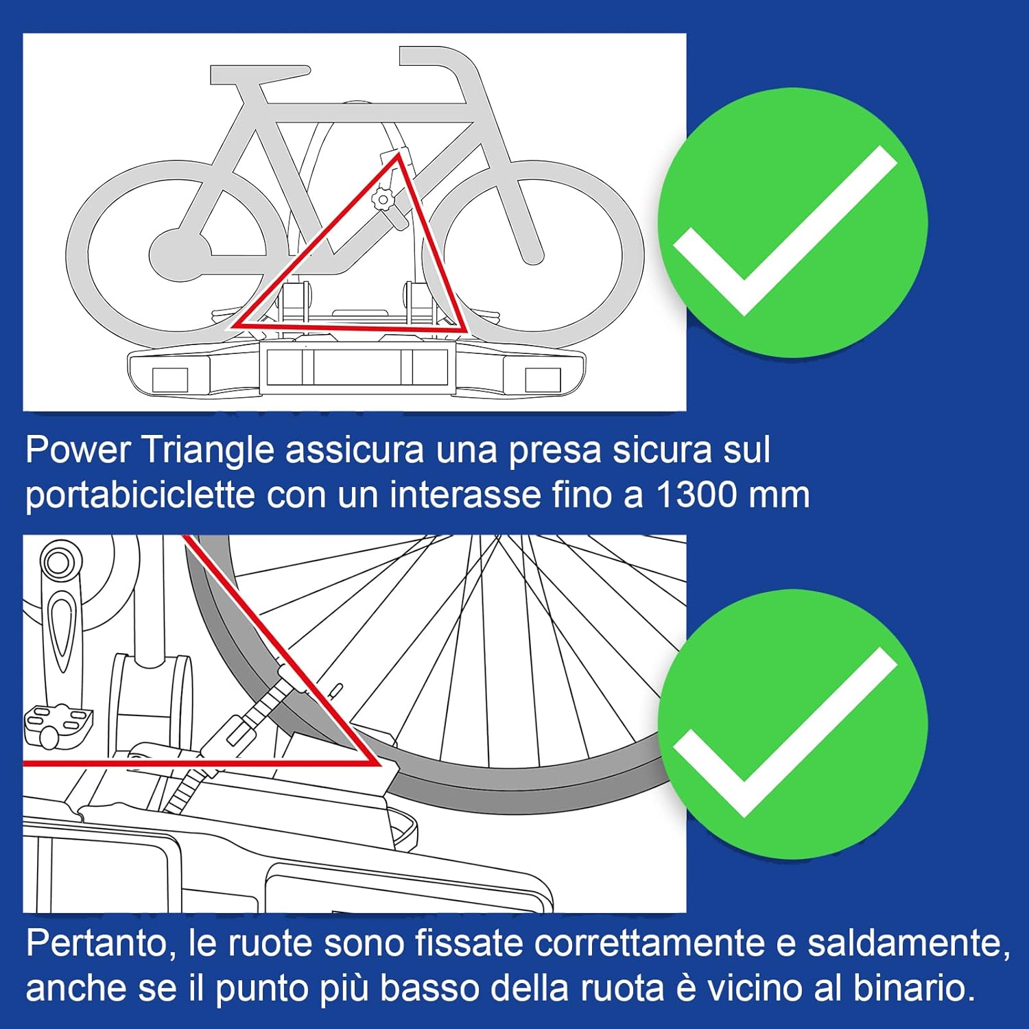 Thumbnail 5 de Westfalia Portabici Bikelander Classic per Gancho di Traino 2 Bici, Adatto per E-bike, Ribaltabile e Pieghevole