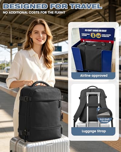Thumbnail 9 de SZLX Mochila de Vacío para equipaje de cabina con bomba integrada – diseño compacto para Ryanair y más