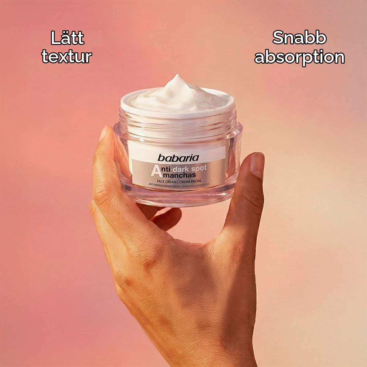Detalle de Babaria Crema Intensiva Antimanchas nattkräm med nyponolja och silanol, 50 ml
