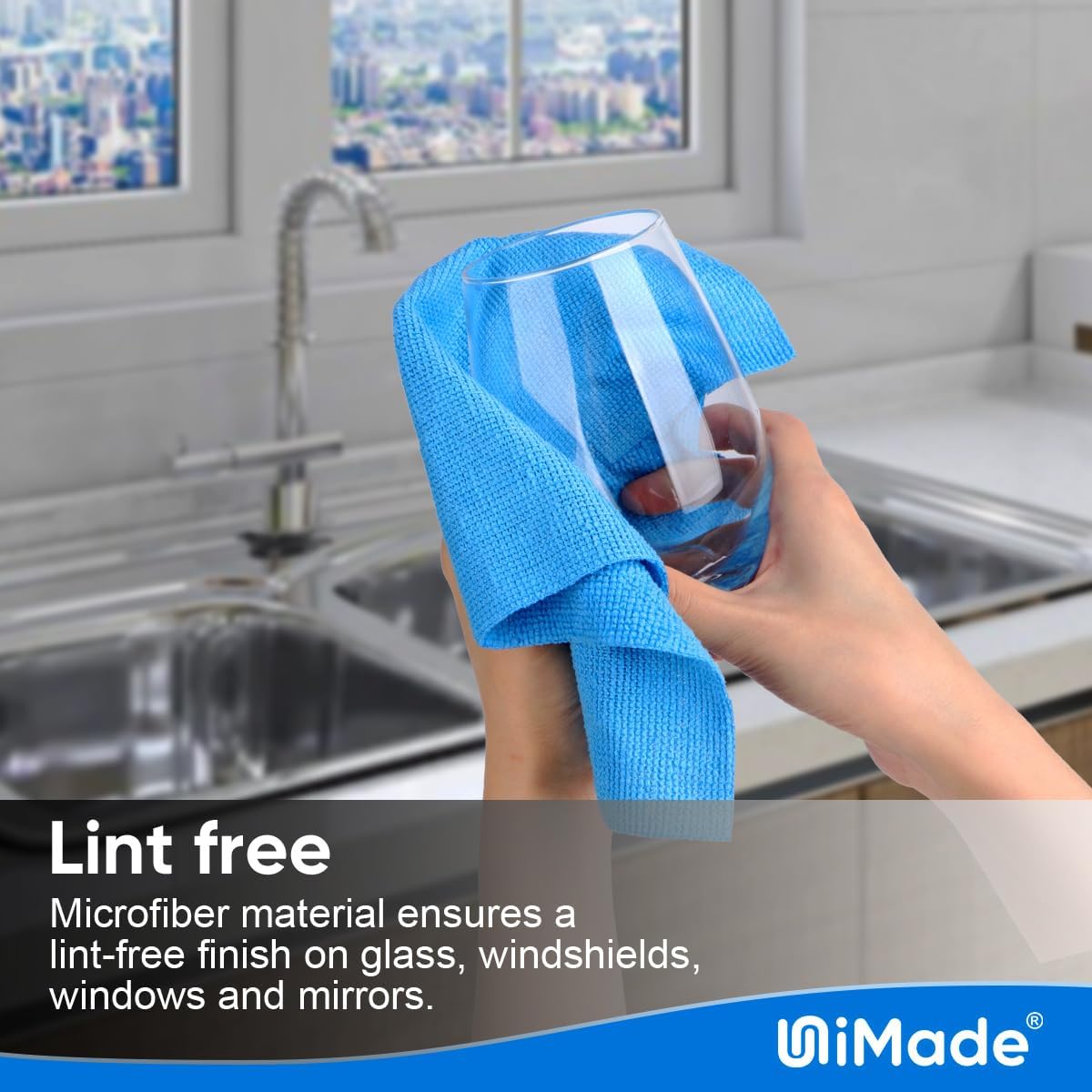 Detalle 2 de UNIMADE Shop Towel Rag 200 Pack microfiber towels 🧽