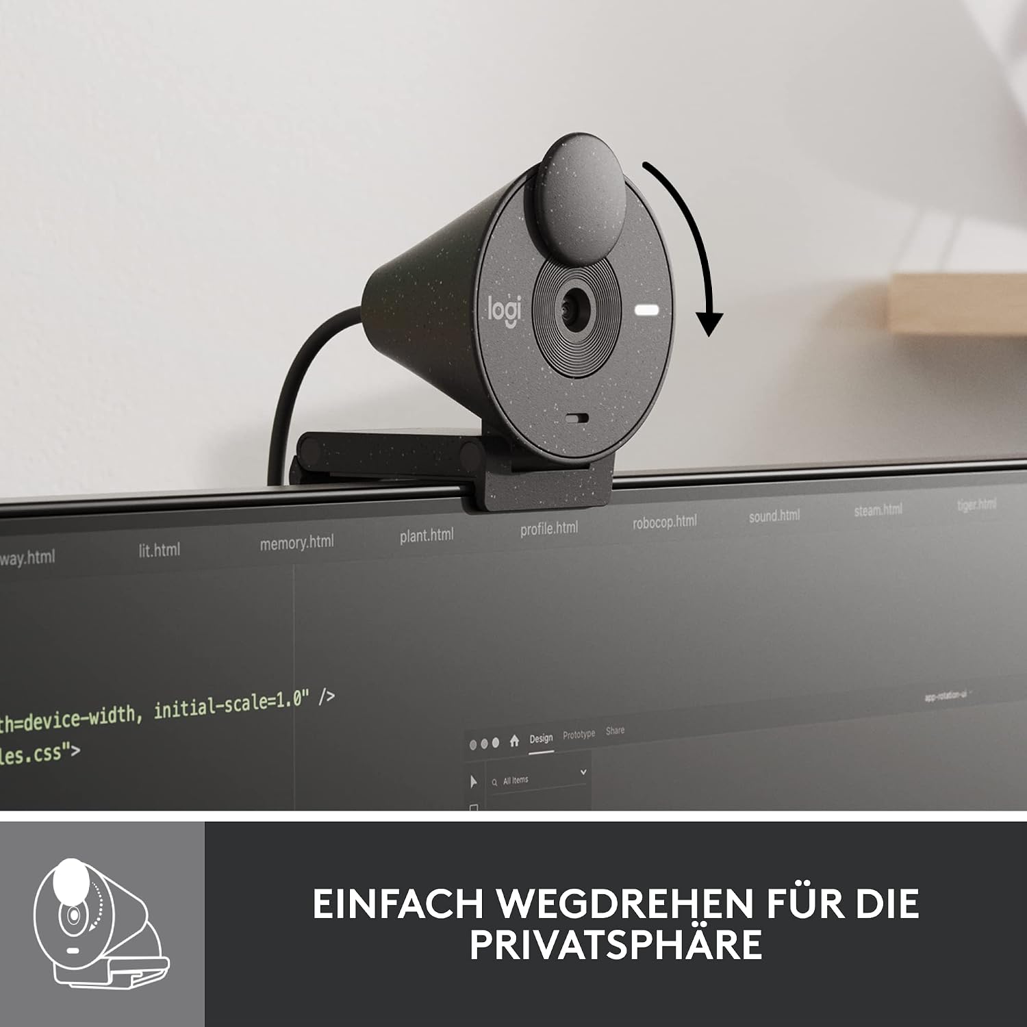 Thumbnail 4 de Logitech Brio 300 Full HD Webcam