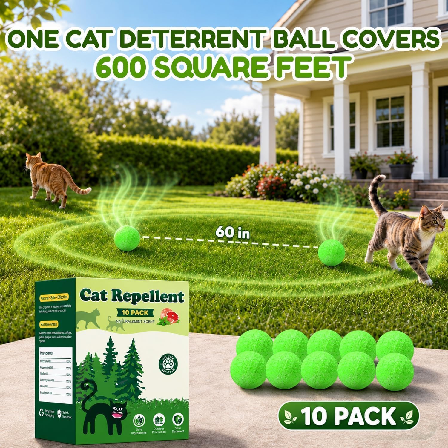 Detalle de Cat Repellent Scent Balls
