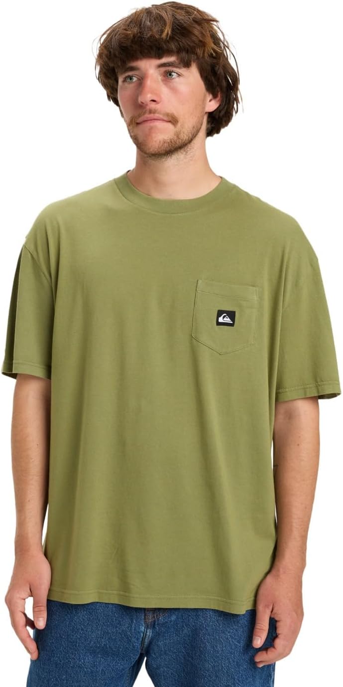 Detalle de Quiksilver Saltwater Pocket Short Sleeve Tee per Uomo