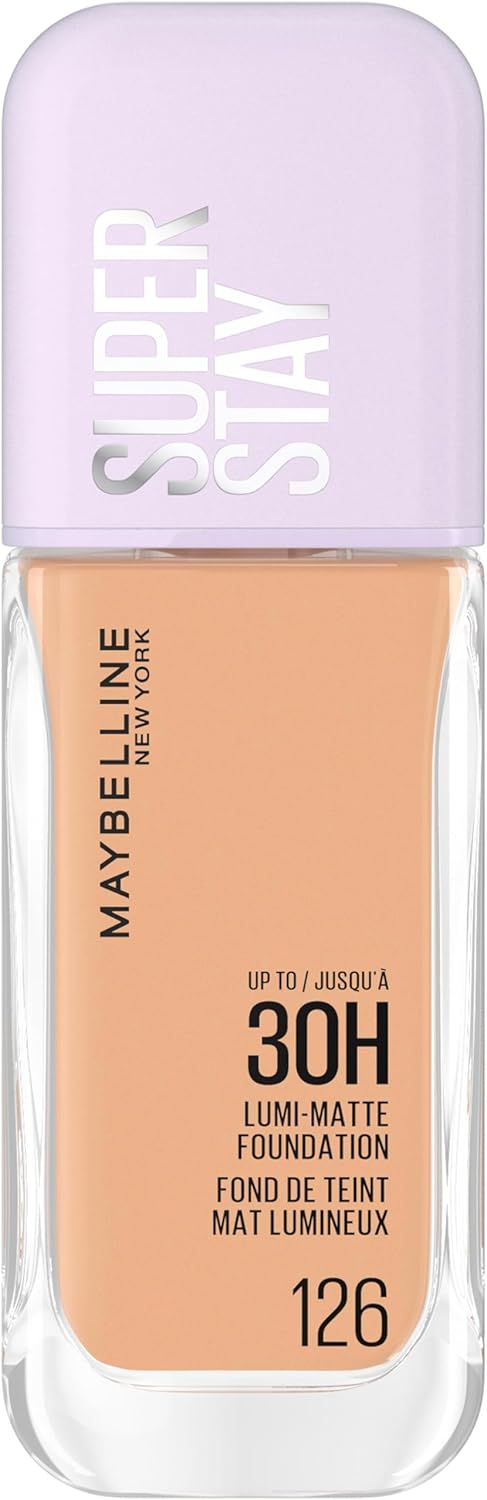 Thumbnail 1 de Maybelline New York Superstay 30H Lumi-Matte fond de teint liquide longue tenue Ultra-Résistant Teinte 126