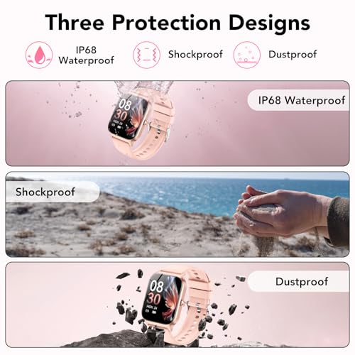 Thumbnail 6 de Reloj Inteligente CASCHO para Mujer y Hombre, 1.85" HD, Llamadas y Asistente de Voz IA, 115+ Modos Deportivos, IP68 Rosa