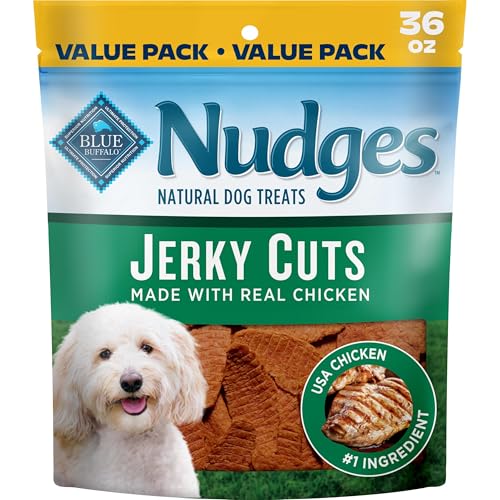Imagen de Blue Buffalo Nudges Jerky Cuts Chicken Dog Treats, 36 oz en OfertitasTOP