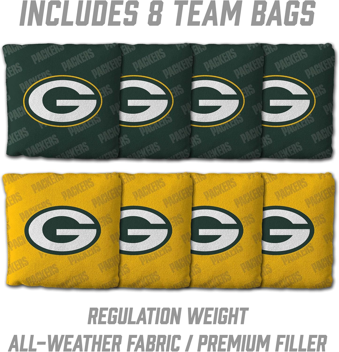 Thumbnail 3 de YouTheFan NFL 2’ x 3’ All-Wood Cornhole Game with Logo Bags