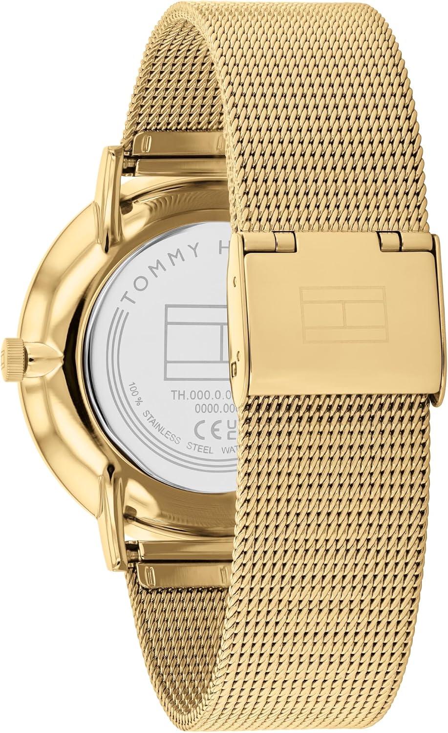 Detalle de Tommy Hilfiger Damen Multifunktions-Quarz-Uhr mit Grünem Zifferblatt – Leder- oder Edelstahlarmband