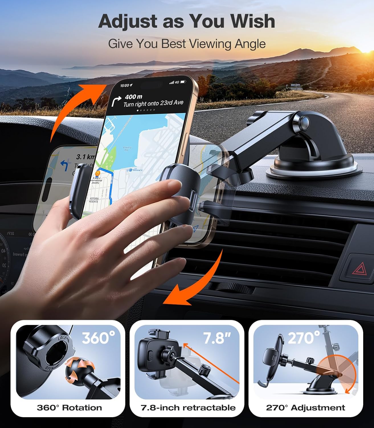 Thumbnail 4 de TORRAS Ultra-Durable Car Phone Holder 96+ lbs