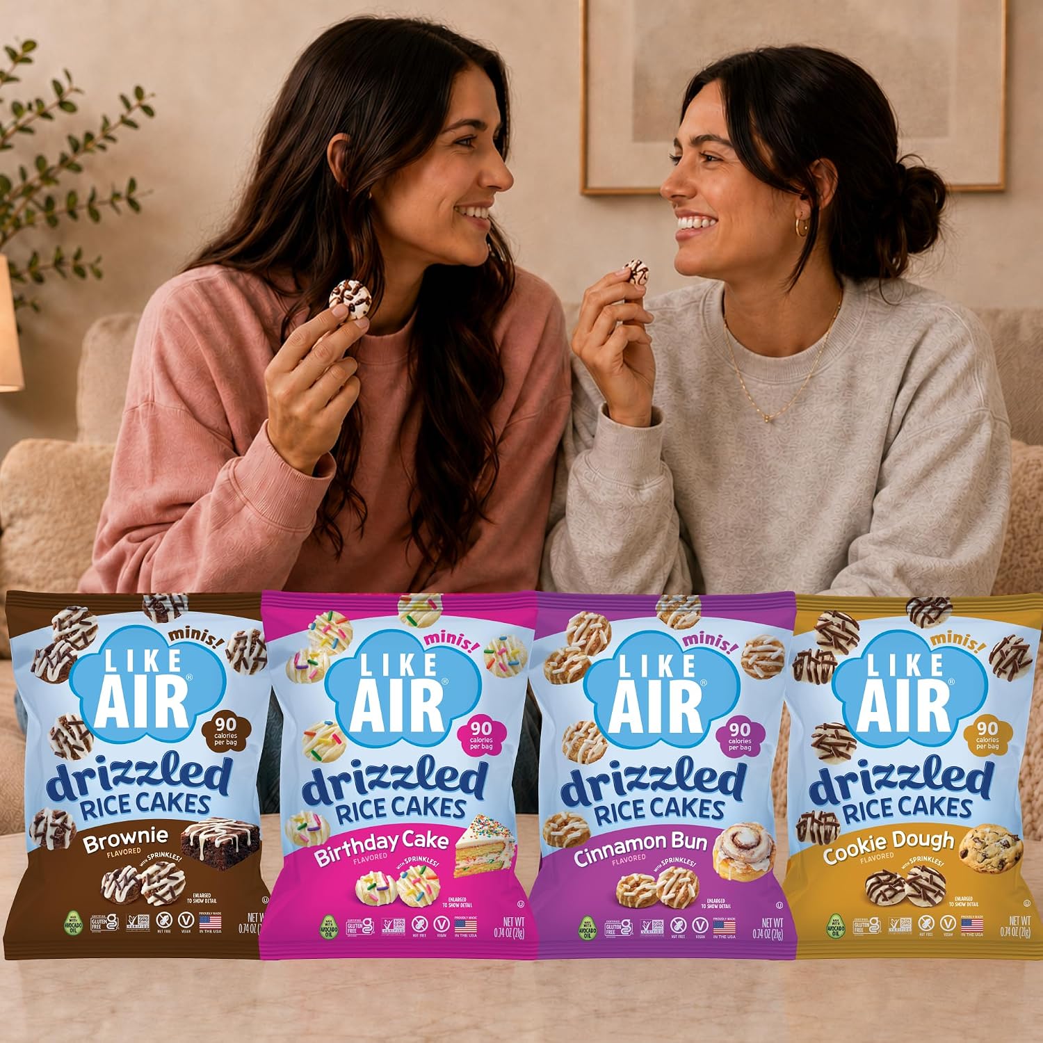 Detalle 2 de Like Air Rice Cakes 10-Count Variety Pack