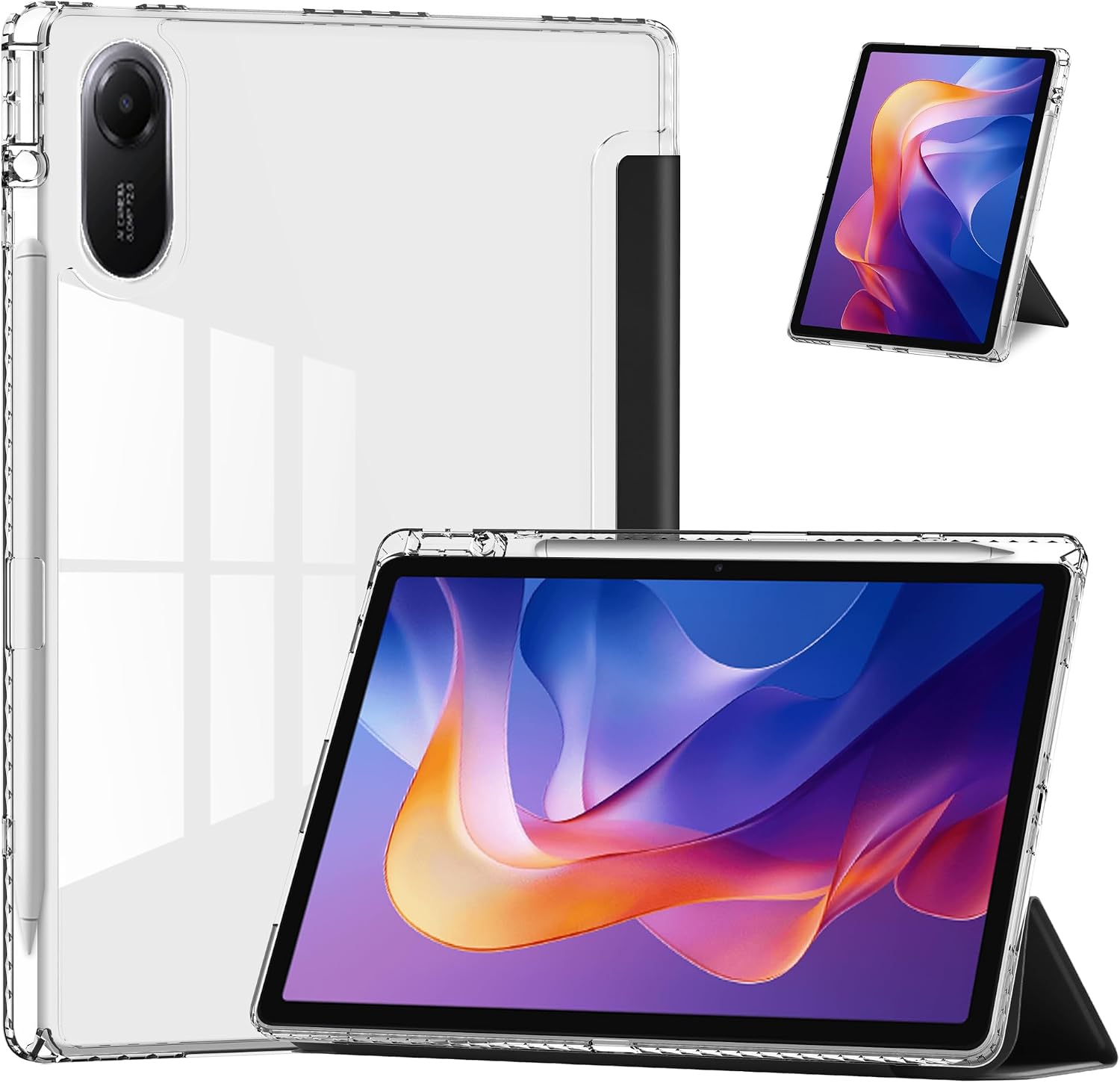 Thumbnail 6 de FDHYFGDY Schutzhülle für Samsung Galaxy Tab S11 Ultra 14,6 Zoll – ultradünnes PU Case mit Auto Schlaf/Wach, Schwarz