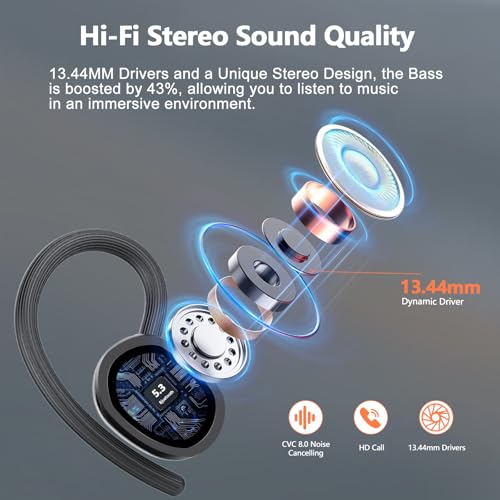 Thumbnail 5 de Auriculare Auriculares Deportivos Inalámbricos Bluetooth 5.3