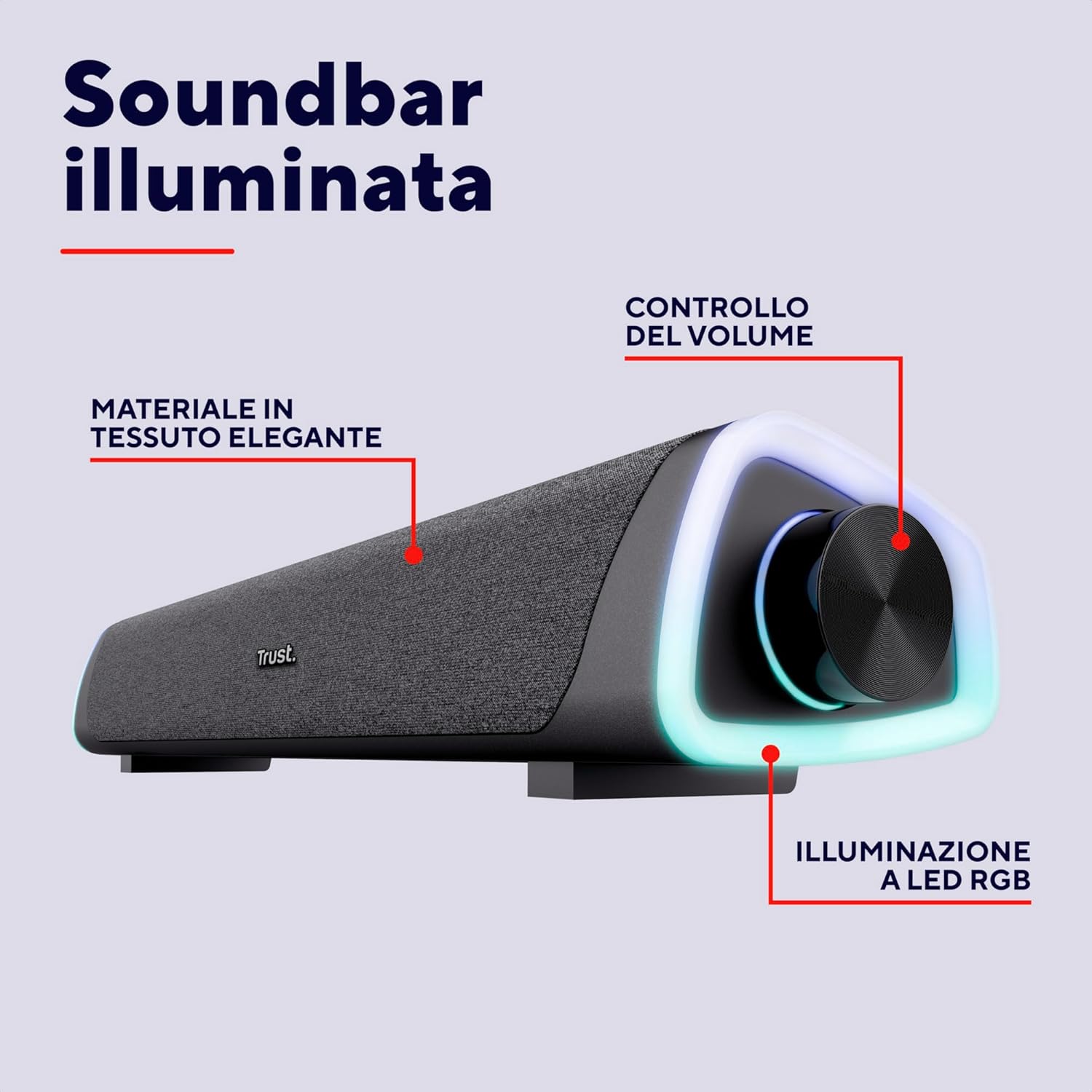 Detalle 2 de Trust Liro Soundbar PC 12W