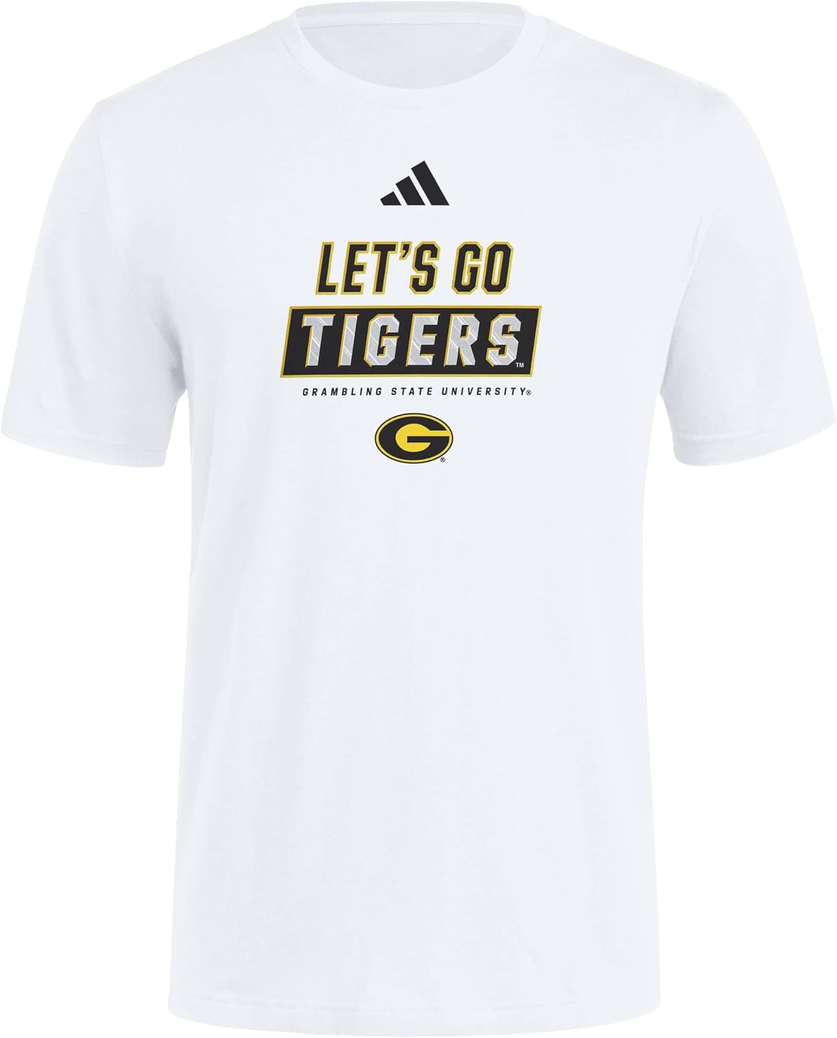 Detalle de adidas Men’s NCAA 25/26 Team Graphic T-Shirt (Regular Fit) — Grambling State