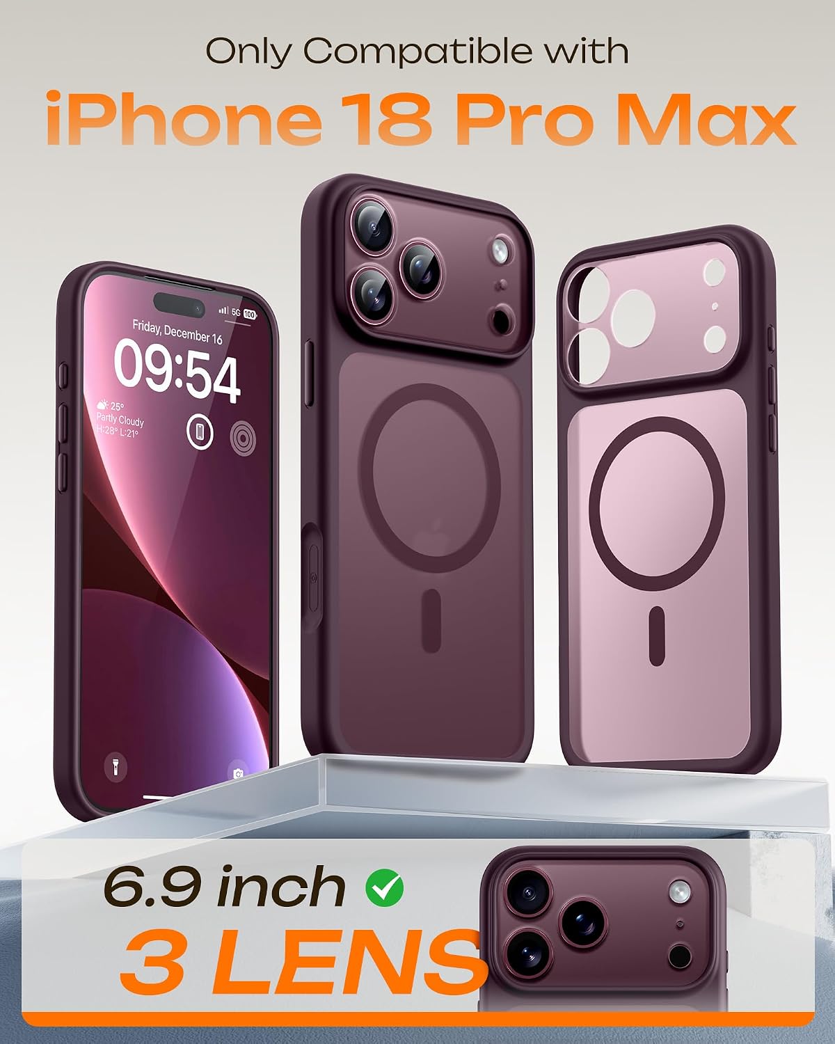 Detalle de TOCOL mobilskal för iPhone 18 Pro Max