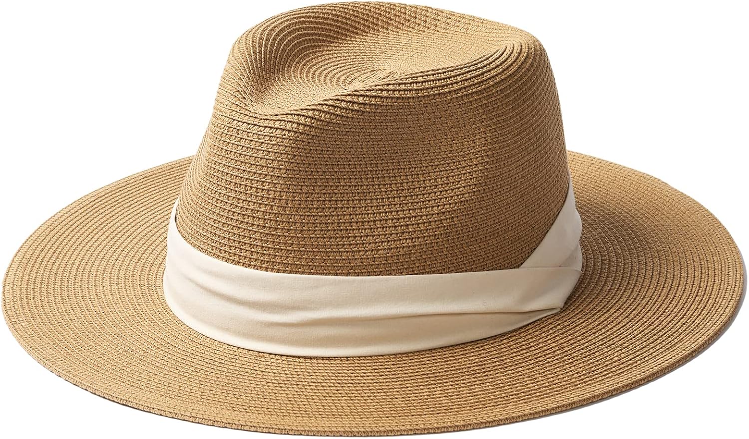 Thumbnail 6 de FURTALK Unisex-Panamahut mit breiter Krempe – Sonnenhut mit verstellbarem Kopfband