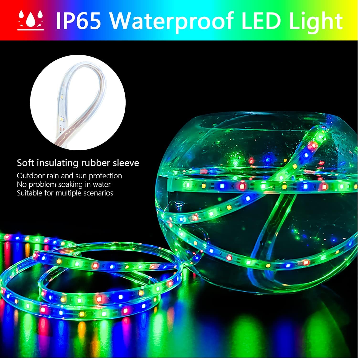 Thumbnail 2 de MIWATT Solar Strip Lights 5M, 280 LEDs