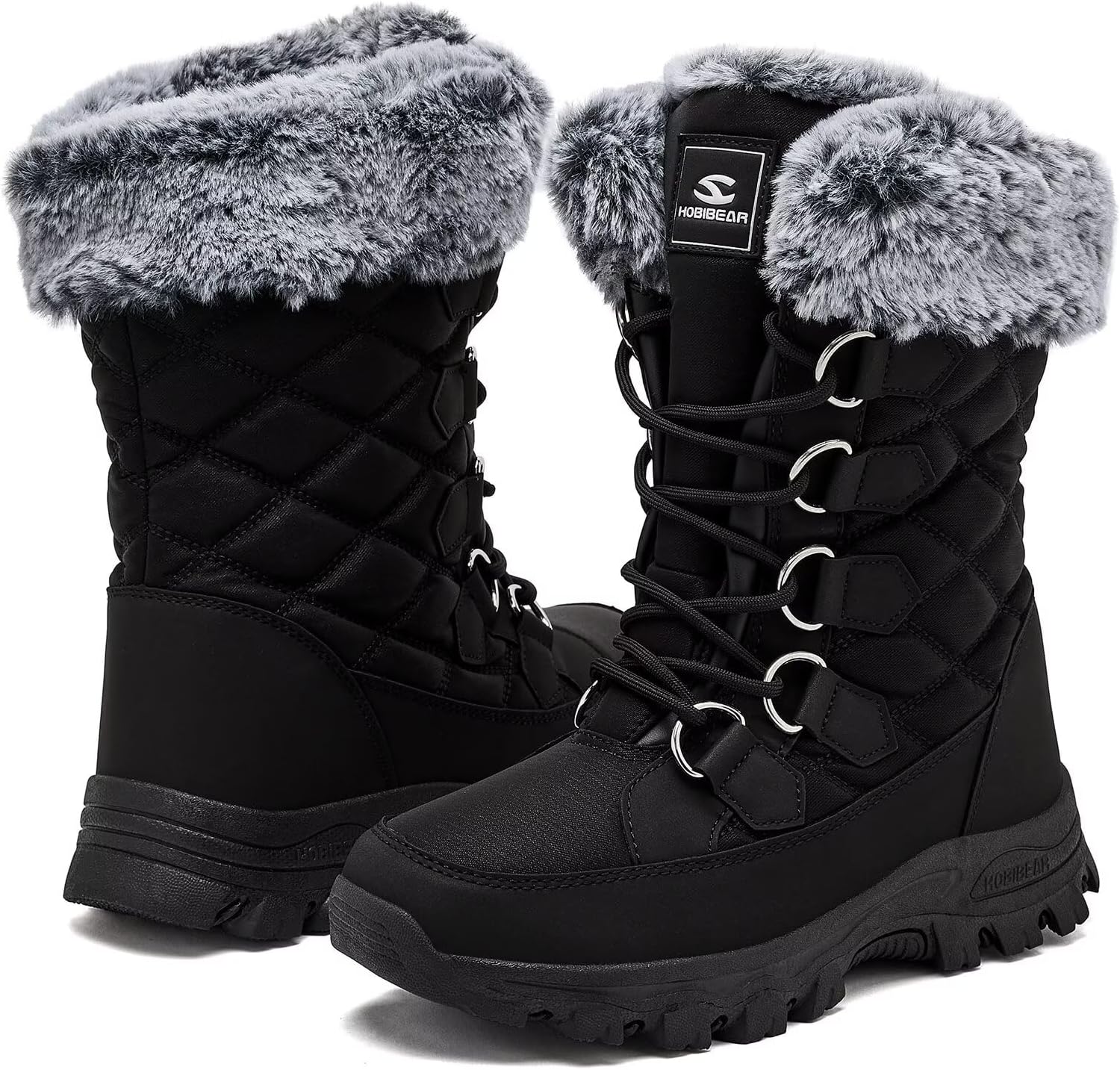 Detalle 2 de HOBIBEAR Schneestiefel Wasserdicht