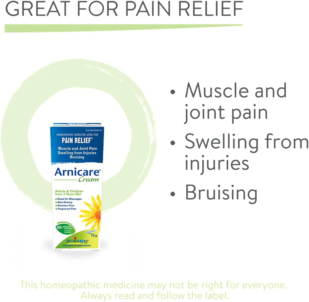Thumbnail 3 de Boiron Arnicare Cream, 2 x 70 g, Arnica-Based Muscle & Joint Relief