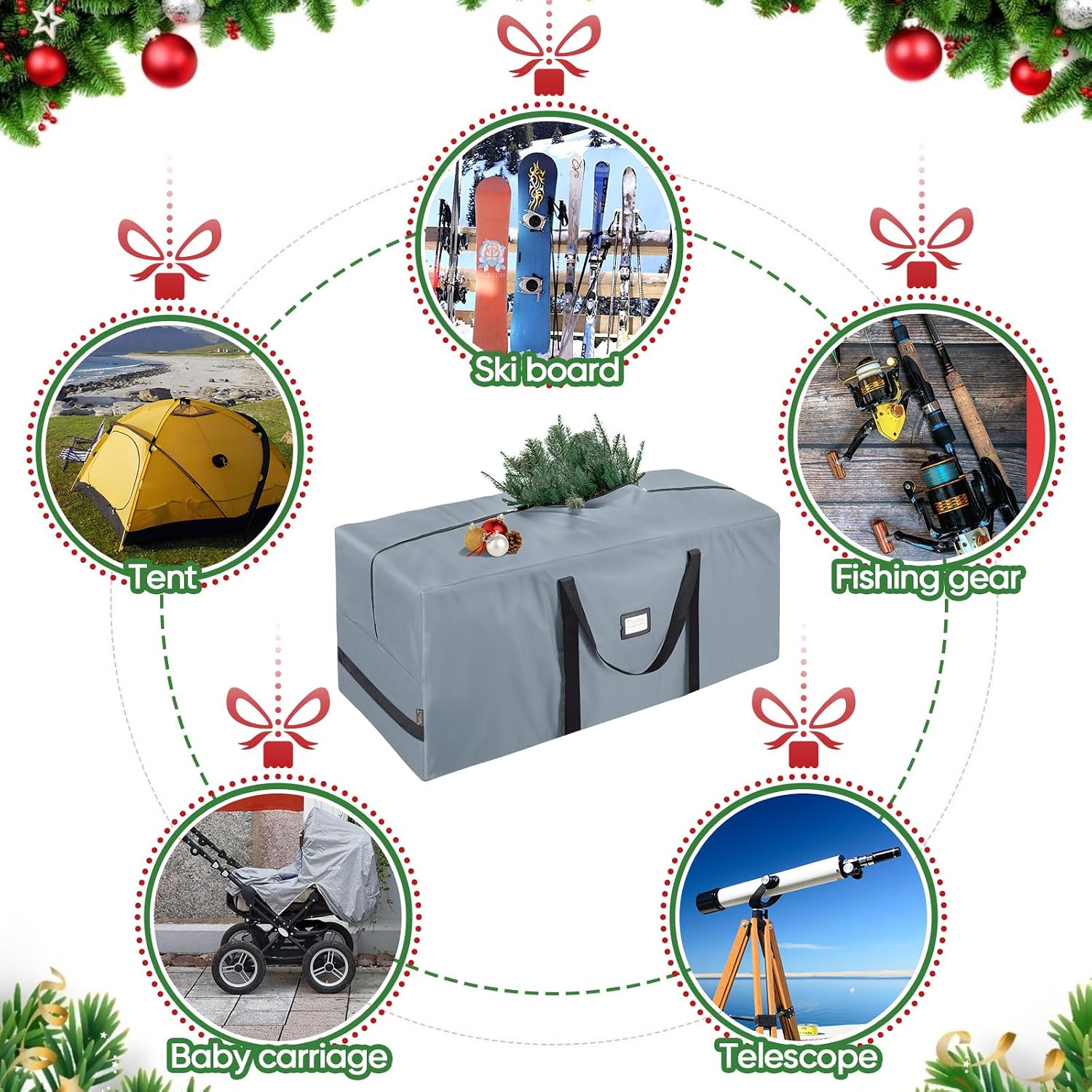 Thumbnail 6 de BALEINE 7.5-ft Christmas Tree Bag ⏳